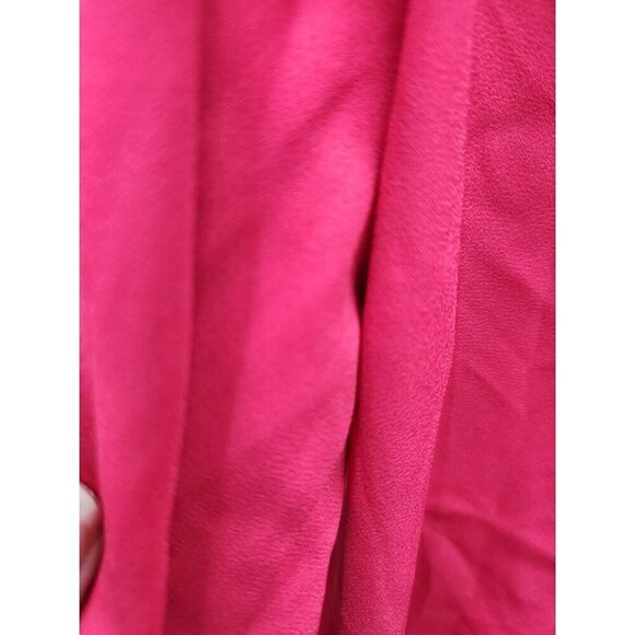 Michael Michael Kors Womens Pink Zip-Up Jacket Gold Accents Multiple Pockets Siz - Picture 8 of 10